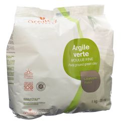 Argiletz Heilerde grün Plv fein gemahlen Btl 1 kg