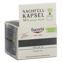 Eucerin HYALURON-FILLER Tagespflege trockene Haut LSF15 Refill Topf 50 ml