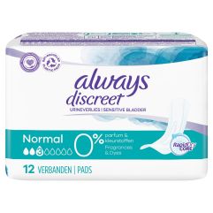 ALWAYS Discreet incontinence Normal (nouv) 12 pce