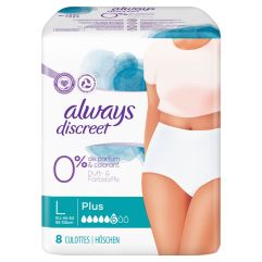 ALWAYS Discreet incontinence Pants L Pl nou 8 pce