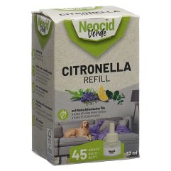 Neocid Verde Citronella Refill-Fläschchen Fl 33 ml