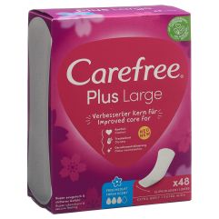 CAREFREE Plus Large Fresh (nouv) carton 48 pce