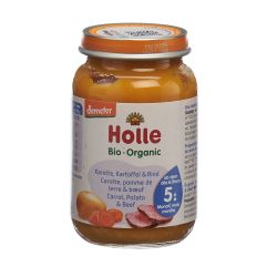 HOLLE carotte pomme de terre & boeuf 190 g