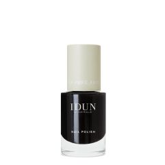 IDUN Minerals Nail Polish Onyx Classic Black 11 ml