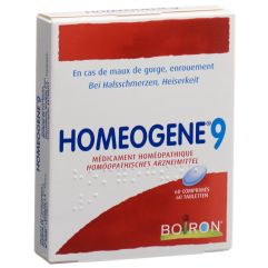 HOMEOGENE Boiron no 9 cpr 60 pce