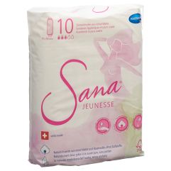 SANA JEUNESSE serviettes auto adhés 10 pce