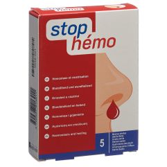 Stop Hémo Watte hämostatisch steril einzeln verpackt Btl 5 Stk