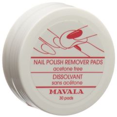 MAVALA nail polish pads 30 pce