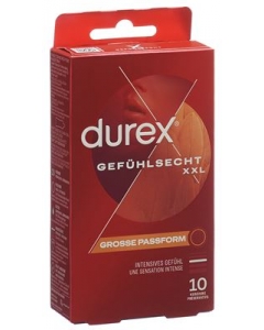 Durex Gefühlsecht XXL Präservativ 10 Stk