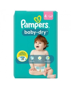 Pampers Baby Dry Gr4 9-14kg Maxi Sparpack 45 Stk