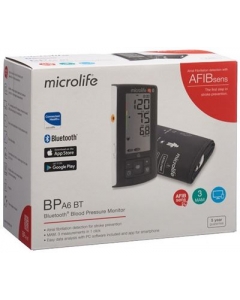 Microlife Blutdruckmesser Afib A6 Bluetooth black Cover soft