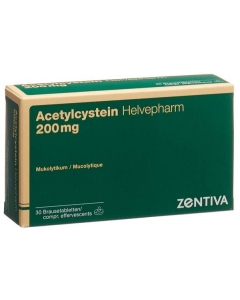 Acetylcystein Helvepharm 200 mg 30 Brausetabletten