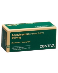 Acetylcystein Helvepharm 600 mg 10 Brausetabletten