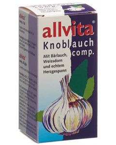 Allvita Knoblauch comp. Drag Glasfl 140 Stk