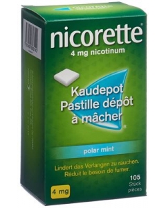 nicorette 4 mg polar mint Kaudepot 105 Stück