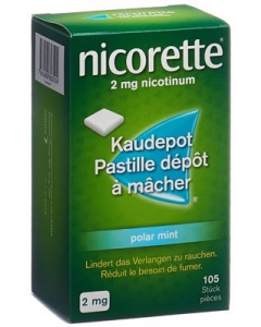 nicorette 2 mg polar mint Kaudepot 105 Stück