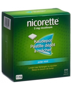 nicorette 2 mg polar mint Kaudepot 210 Stück