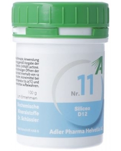 Biochemische Mineralstoffe Dr. Schüssler Nr.11 Silicea D12 100 g