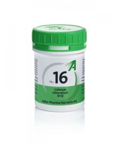 Biochemische Mineralstoffe Dr. Schüssler Nr.16 Lithium chloratum D12 100 g